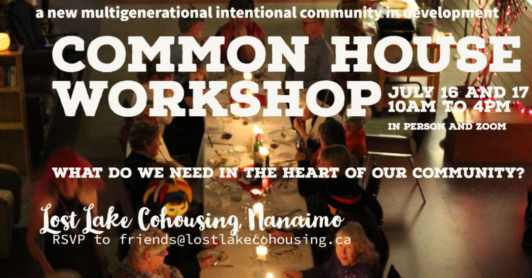 Common House Workshop Poster